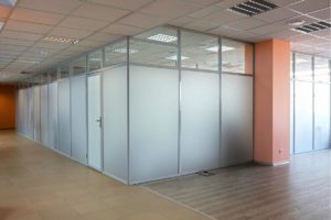 Матовая стеклянная противопожарная перегородка / серия FRM5576